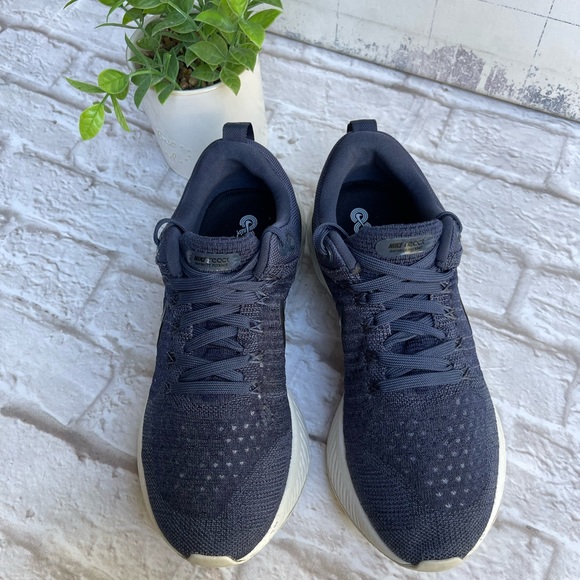 Nike React Infinity Thunder Blue flyknit Running shoe Size 7.5 - Picture 7 of 13